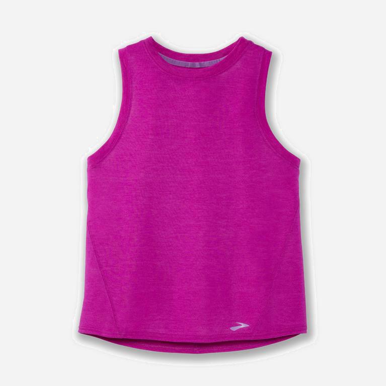 Brooks Distance - Camiseta Sin Mangas Mujer - Moradas/Magenta (SA3286059)